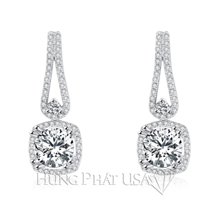 Diamond Dangling Earrings Setting E50132