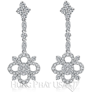 Diamond Dangling Earrings E50956