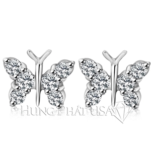 Diamond Stud Earrings E4536