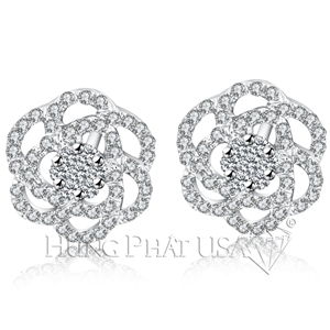 Diamond Stud Earrings E10533