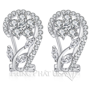 Diamond Stud Earrings E0392