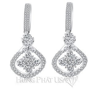 Diamond Dangling Earrings E9147
