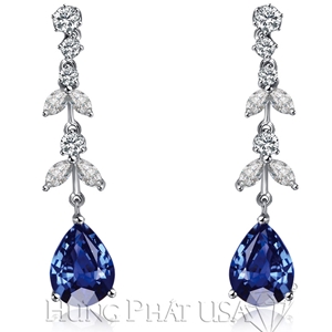 Diamond Dangling Earrings E06521