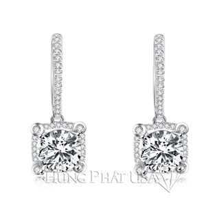 Diamond Dangling Earrings Setting E2182