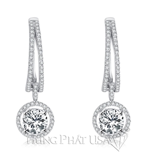 Diamond Dangling Earrings Setting E50229