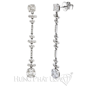 Diamond Dangling Earrings E0612