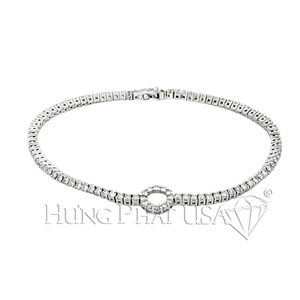 18K White Gold Diamond Bracelet Style L0021