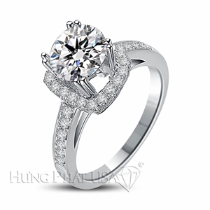 Diamond Engagement Ring Setting Style B17356