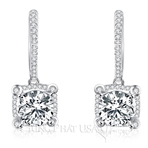Diamond Earrings Setting Style E72283