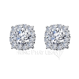 Diamond Earrings Setting Style E10183